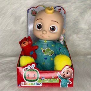 Cocomelon Musical Bedtime JJ Doll Plush Brand New